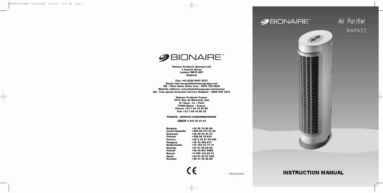 Bionaire Air Cleaner BAP422-page_pdf